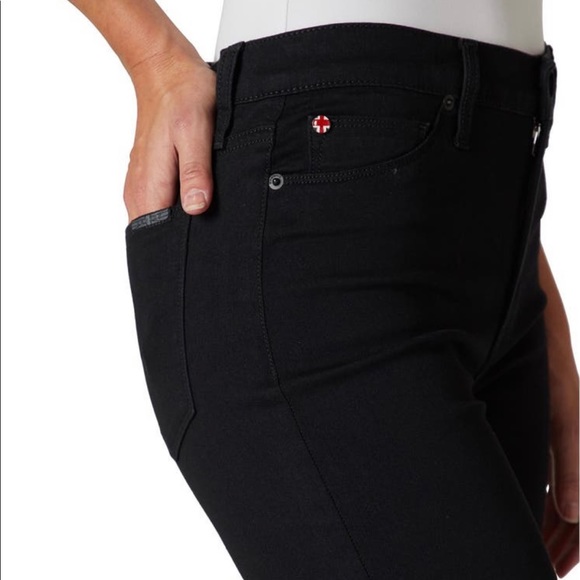 NWT HUDSON Sz 25 NATALIE MIDRISE ANKLE SUPER SKINNY-STRETCH JEANS DARK BLUE - Picture 2 of 5